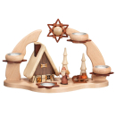 Zeidler Adventsbogen mit Rauchhaus und Weihnachtsmann